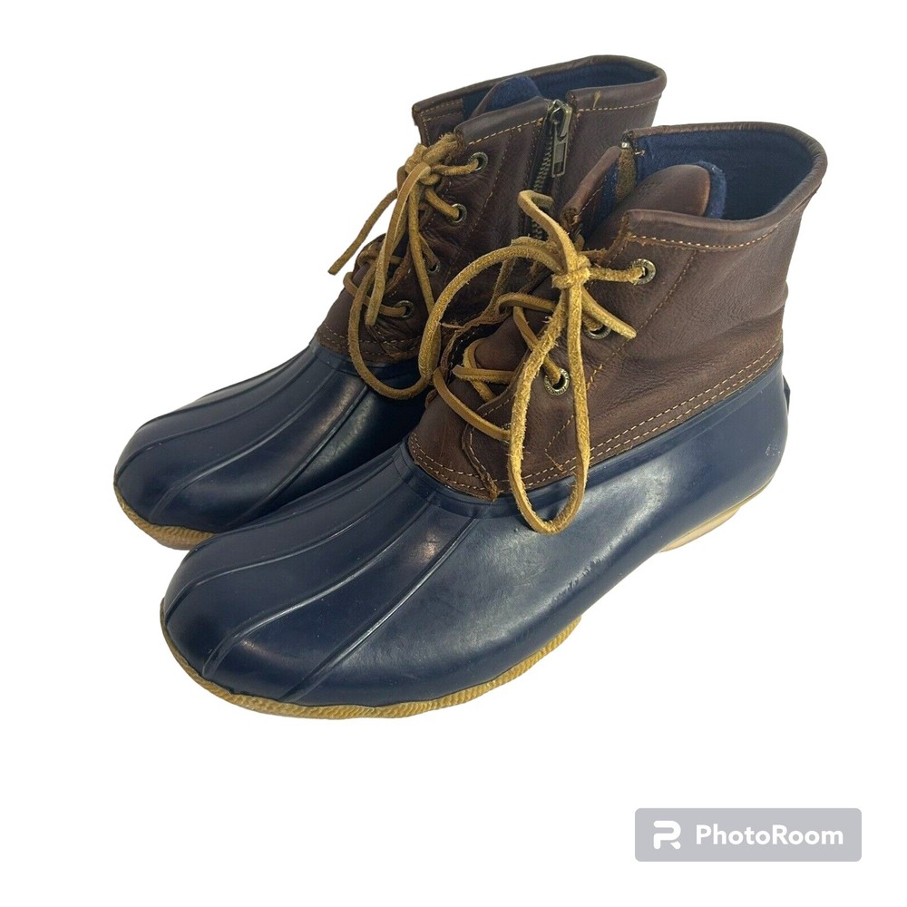 Sperry Brown and Blue Lace Up Boots